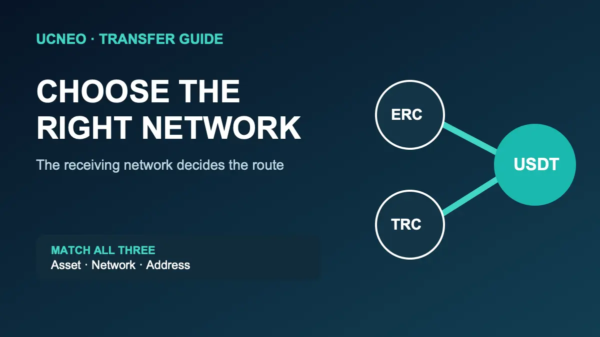 USDT 转账网络怎么选：TRC20、ERC20、BEP20 新手指南